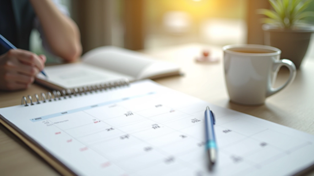 Calendar showing recurring monthly billing dates and payment schedule