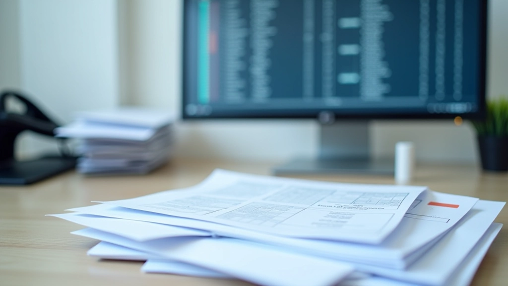 Organized digital filing system with customer subscription records and tax documentation